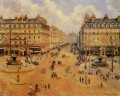 avenue de l opéra matin soleil 1898 Camille Pissarro Parisien